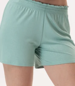 LE CHAT Viscose korte broek RAMATUELLE 980 green