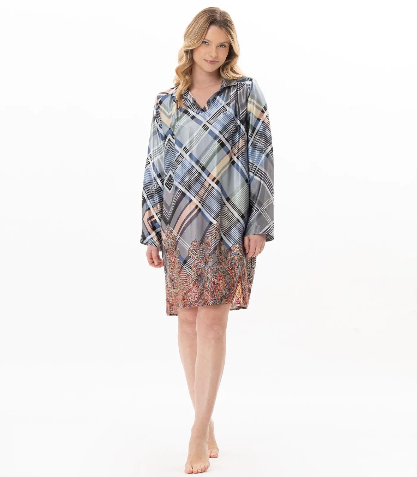 LE CHAT Viscose nachthemd BRADLEY 101 multicolor Clearance