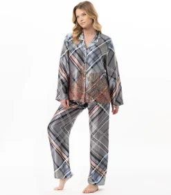 LE CHAT Viscose pyjama met knopen BRADLEY 106 multicolor Best