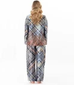 LE CHAT Viscose pyjama met knopen BRADLEY 106 multicolor Best