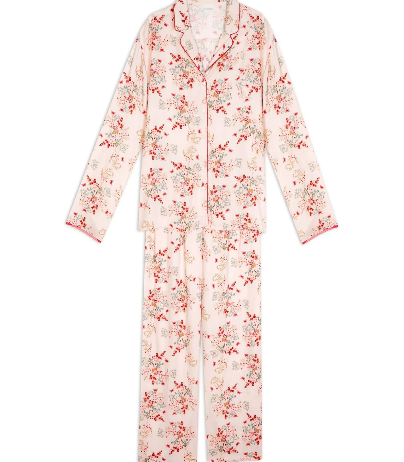 LE CHAT Viscose pyjama met knopen GEORGIA 106 multicolor Clearance