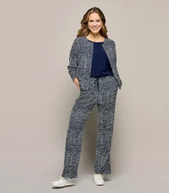 Mart Visser Vivian Print Jacket Navy / Wit navyBlue/white Sale