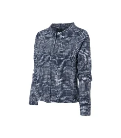 Mart Visser Vivian Print Jacket Navy / Wit navyBlue/white Sale