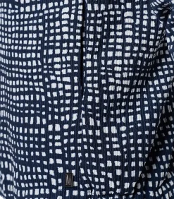 Mart Visser Vivian Print Jacket Navy / Wit navyBlue/white Sale