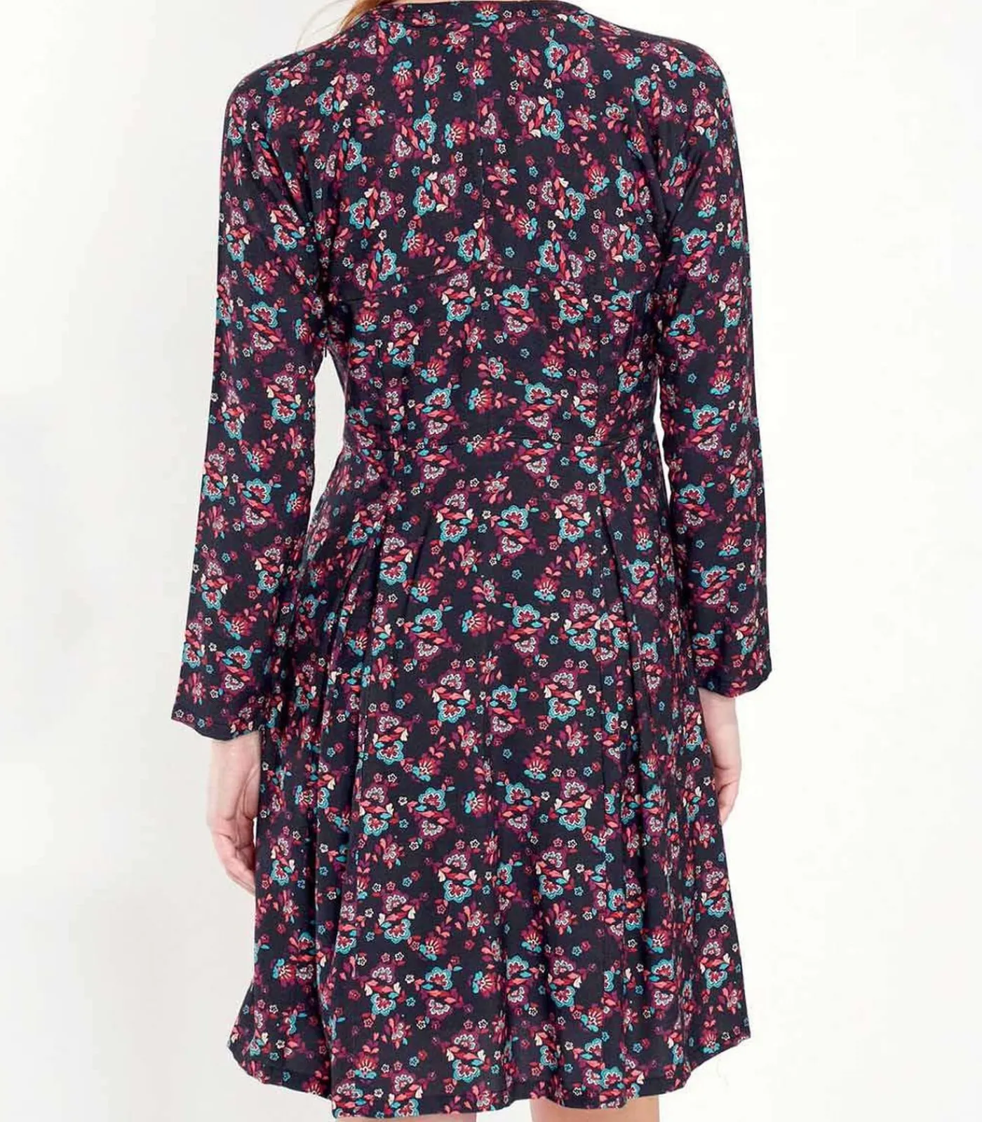 La Fiancée Vloeiende uitlopende jurk bedrukt MIRZAPUR darkGrey Outlet