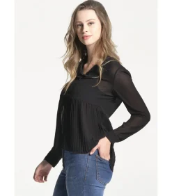 J&JOY Voil Loose Fit Blouse black Best