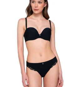 LUNA Voorgevormde bandeau beha MELODY black Discount