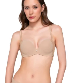 LUNA Voorgevormde bandeau beha MELODY beige Online