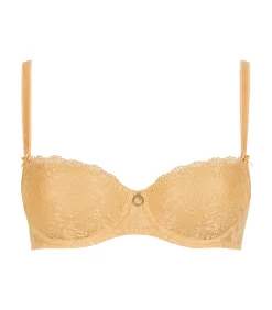 Aubade Voorgevormde beha met halve cups Rosessence yellow Online