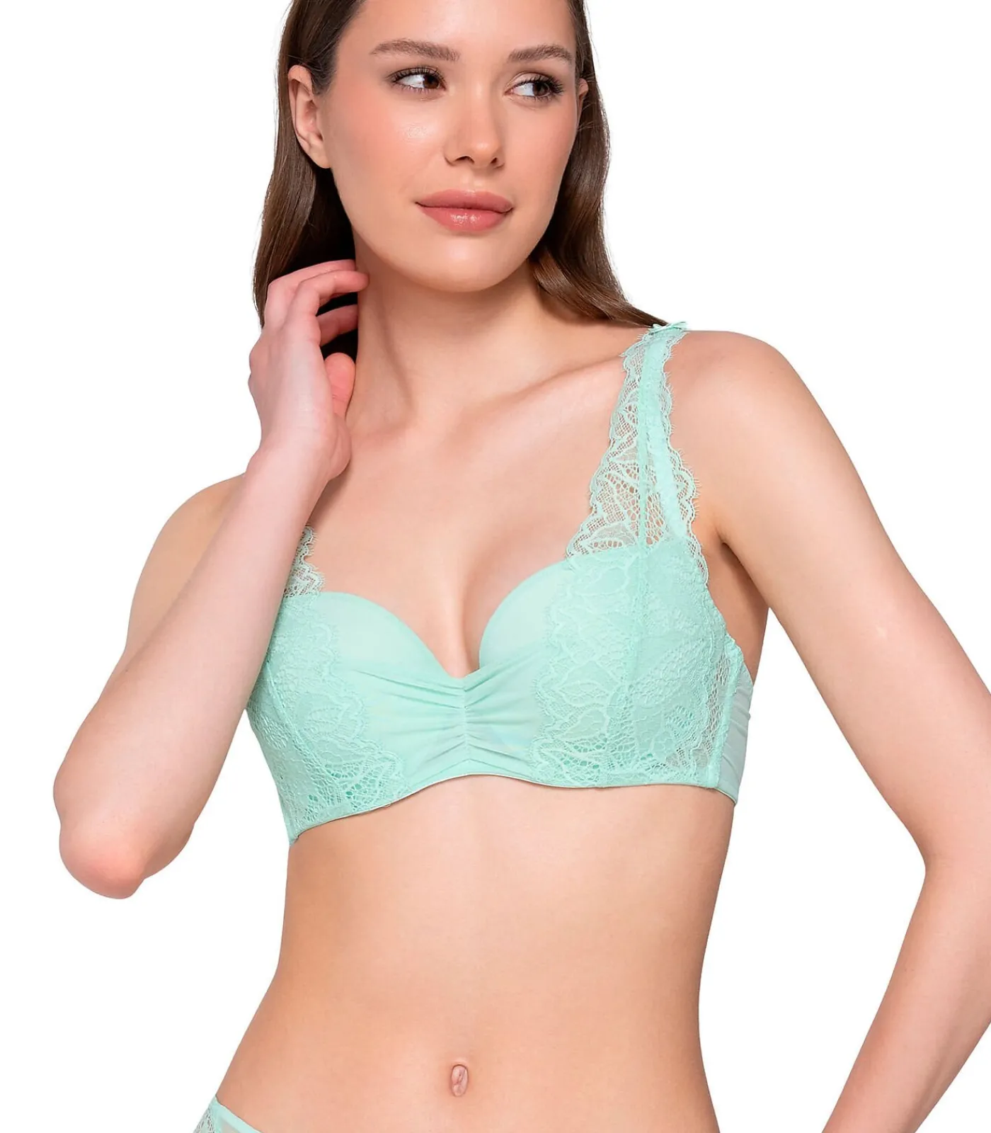 LUNA Voorgevormde beha ORCHIDEA green Hot