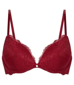Hunkemöller Voorgevormde push-up beugel bh Marine red Best