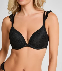 Hunkemöller Voorgevormde push-up beugel bh Posie black Clearance