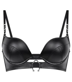 Hunkemöller Voorgevormde push-up longline beugel bh Zelda black