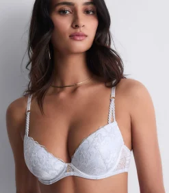 Aubade Voorgevormde push-upbeha Satin Memories blue Sale