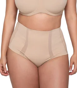 LUNA Vormende slip met hoge taille SCULPT beige Clearance