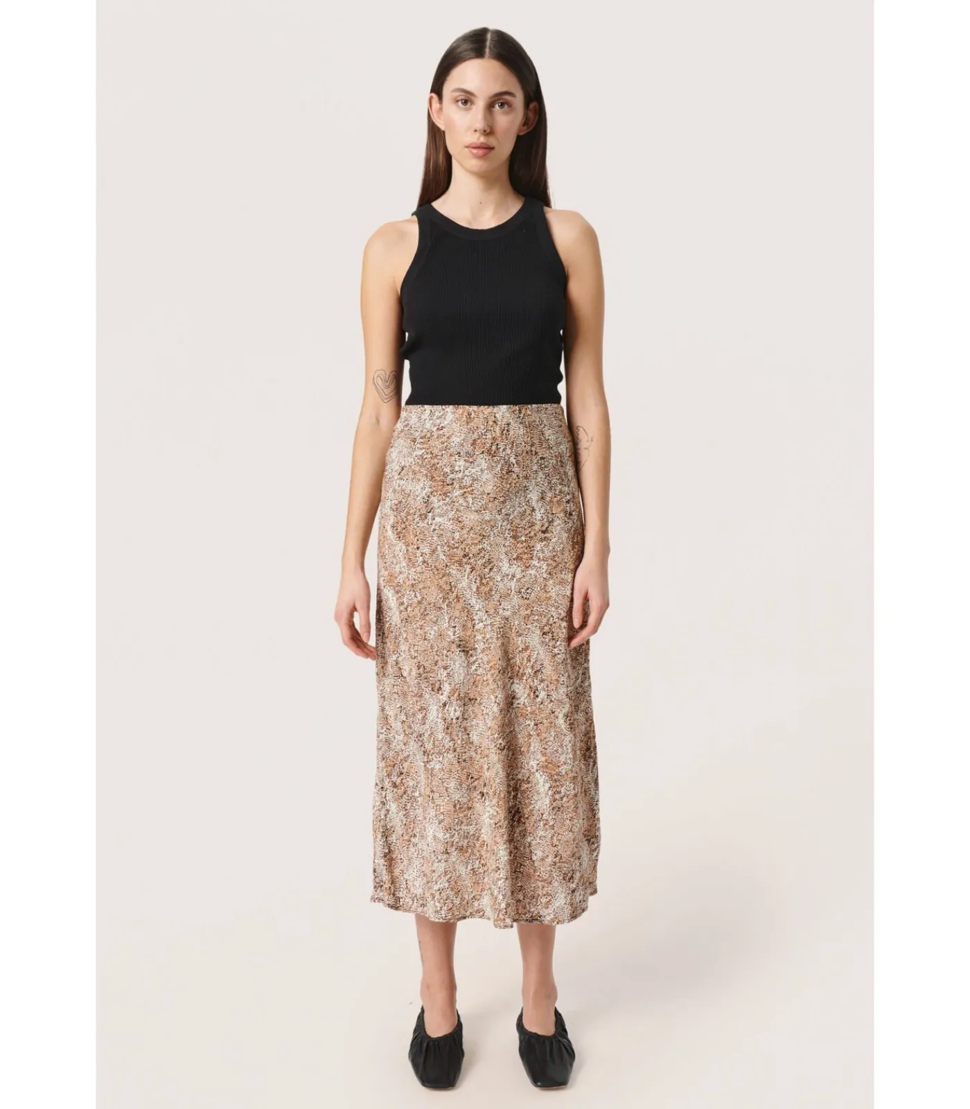 Soaked in Luxury Vrouwenrok Mirabelle camel