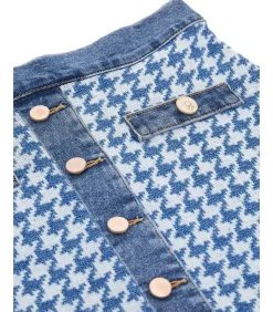 GUESS Vrouwenrok Tweed blue Sale