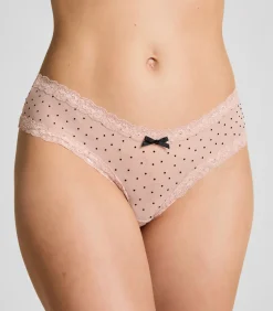 Hunkemöller V-shape Brazilian met Stippen pink Best