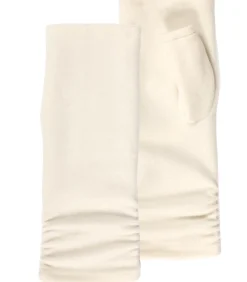 ISOTONER Wanten van gerecycled fleece voor dames Wit white Outlet