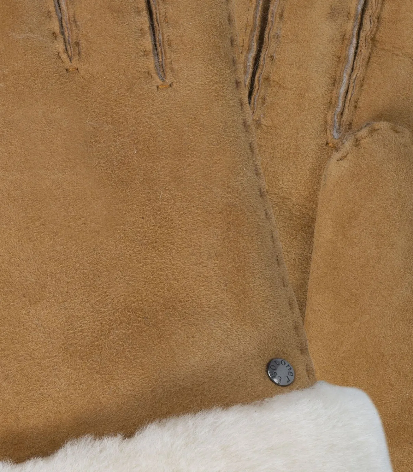 ISOTONER Warme leren dameshandschoenen Caramel brown Online
