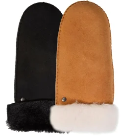 ISOTONER Warme leren dameswanten Caramel brown Sale