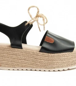Montevita Wedge Sandaal Pellis black Clearance