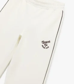 Koton Wijd uitlopende joggingbroek met elastische taille en print white New