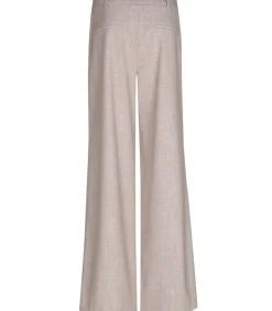 Marie Méro Wijde broek met bandplooi in zacht roze pink Best