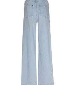 Marie Méro Wijde lichtblauwe jeans blueJeans