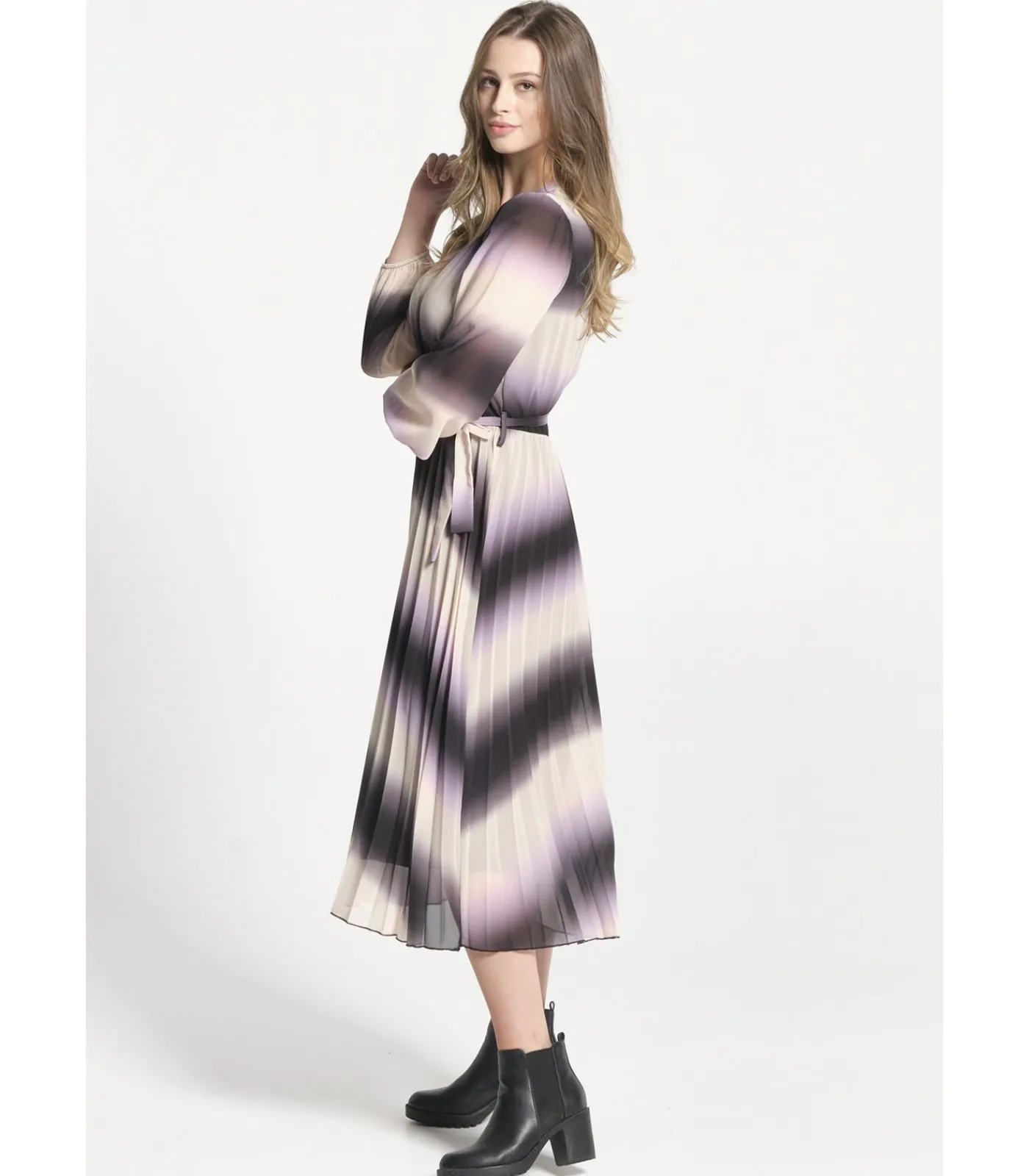 J&JOY Wikkeljurk met lange mouwen black Outlet