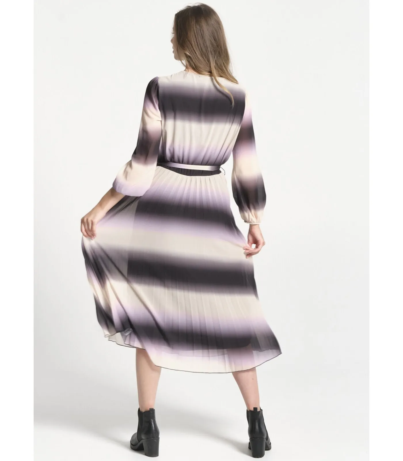 J&JOY Wikkeljurk met lange mouwen black Outlet