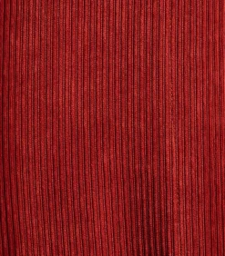 La Fée Maraboutée Wikkelrok van ribfluweel terracotta red Clearance
