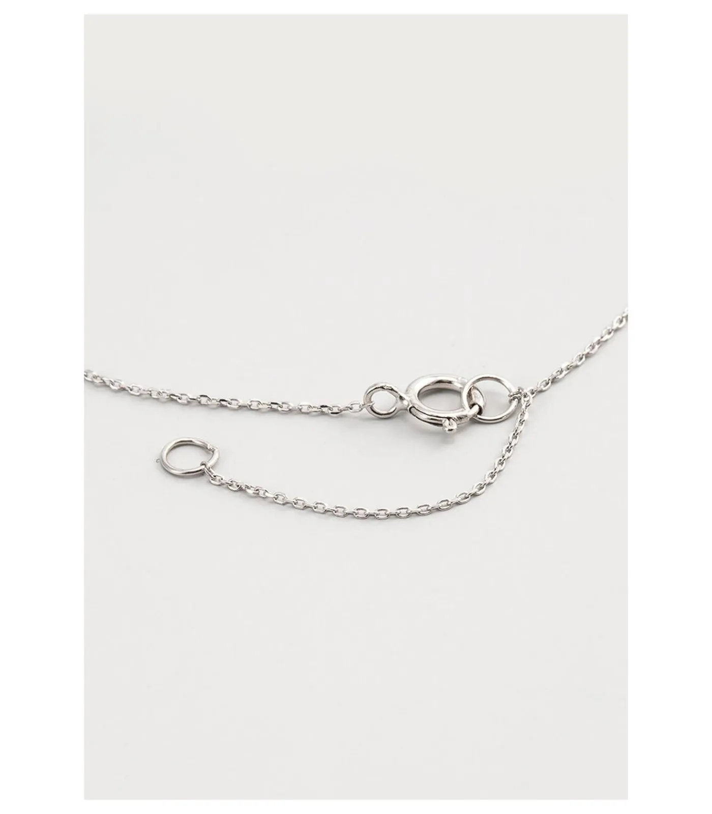 MES BIJOUX Witgouden armband met diamanten en topaas New