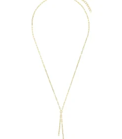 NOELANI Y-halsband voor dames, 925 Sterling zilver | vlinder gold Best