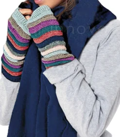 ADMAS Zachte blauwe sjaal blue Sale