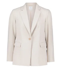 Betty & Co Zakelijke blazer beige Outlet