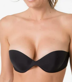 SELMARK Zelfklevende bandeau beha black Online