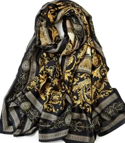 V1969 Zijde Sjaaltje Vprint black Hot