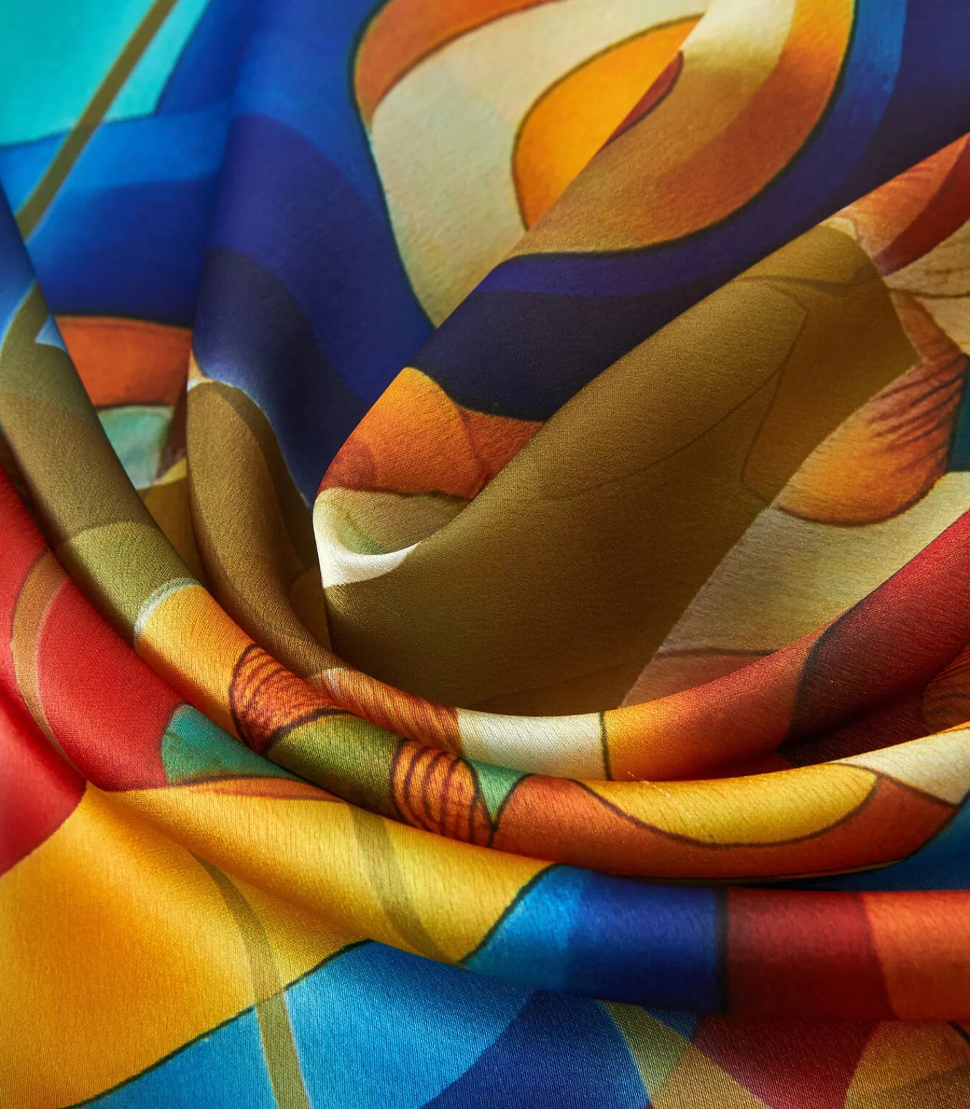 Alberto Cabale Zijden carré Dreaming Cléo blue