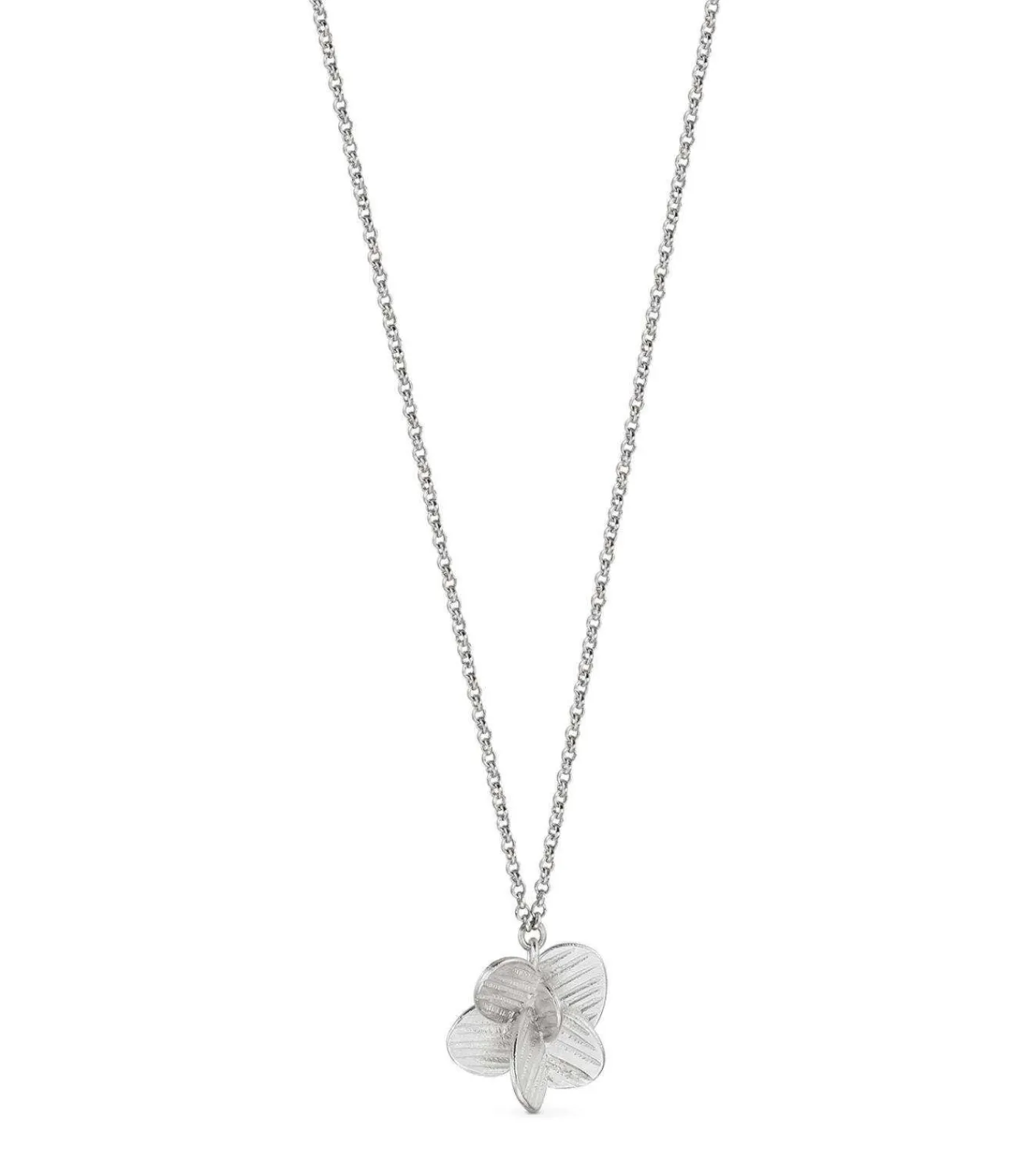 Joidart Zilveren ketting Pampalonia met bloemhanger silver Hot
