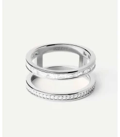 PDPAOLA Zilveren Ring Bianca silver Clearance
