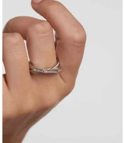 PDPAOLA Zilveren ring Olivia silver Discount