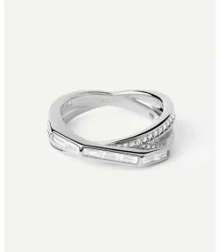 PDPAOLA Zilveren ring Olivia silver Discount
