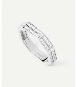 PDPAOLA Zilveren ring Olympia silver New