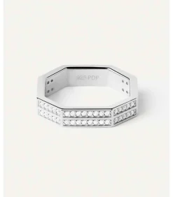 PDPAOLA Zilveren ring Olympia silver New