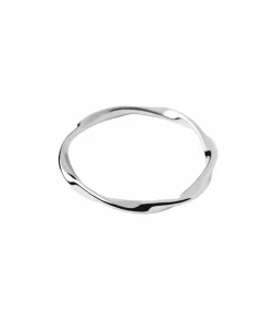 PDPAOLA Zilveren ring Spiral silver Discount