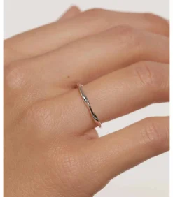 PDPAOLA Zilveren ring Spiral silver Discount