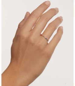 PDPAOLA Zilveren ring Spiral silver Discount