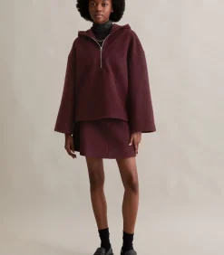 Marc O’Polo DENIM Zip hoodie los darkRed Hot