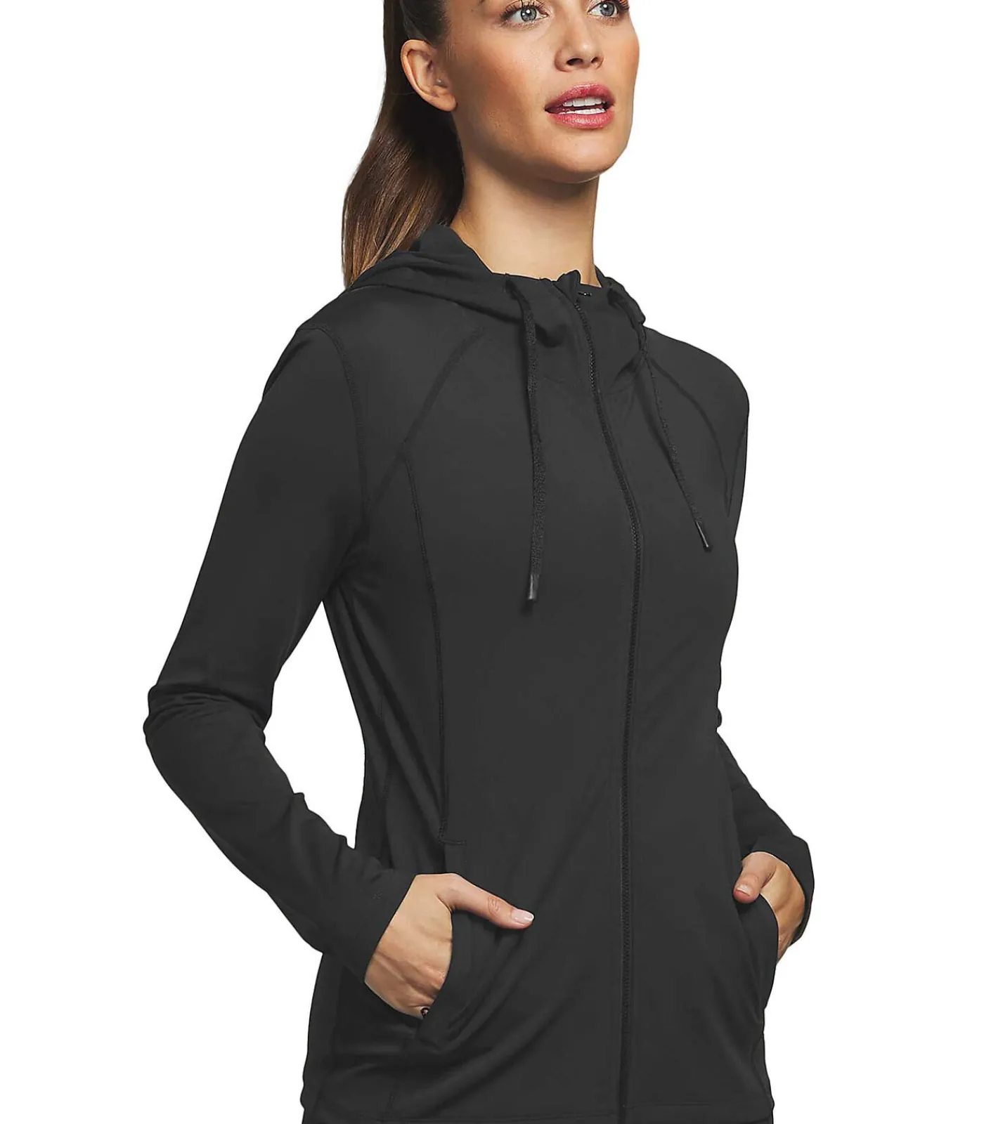 SELMARK Zip-up sportjack met capuchon Tech ST5 black Online
